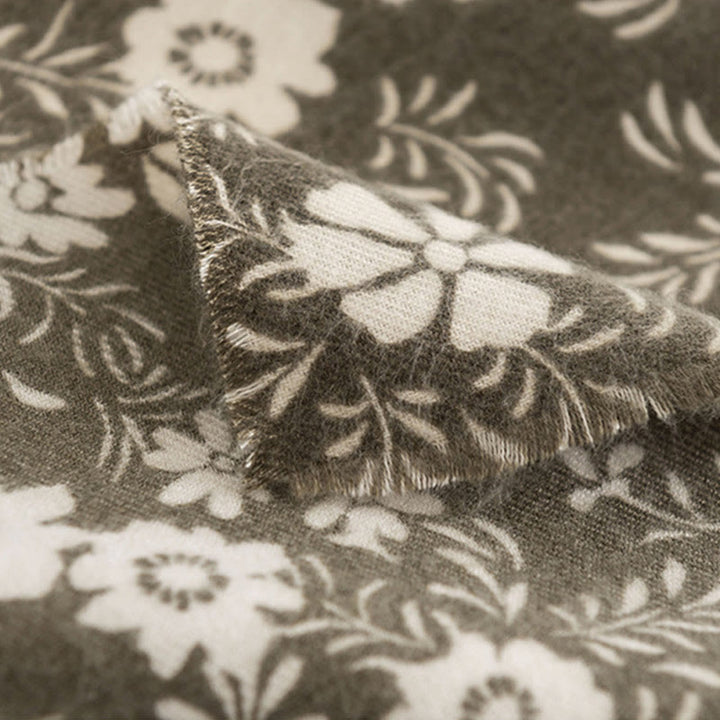 Buddha Stones Tybetański Szal Świeży Wzór Stokrotki Jesień Zima Miękki Ciepły Podróżny Szalik Otulacz - image 7