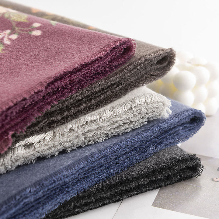 Buddha Stones Tybetański Wielokwiatowy Wzór Róży Wzór Szal Jesień Zima Przytulny Ciepły Szalik Otulacz - image 12