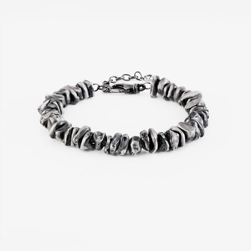 Bransoletka ochronna Buddha Stones 999 Sterling Silver Small Change Shape