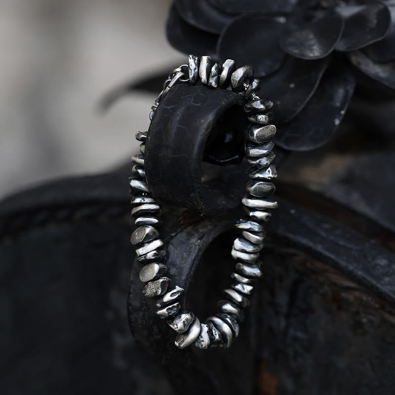 Bransoletka ochronna Buddha Stones 999 Sterling Silver Small Change Shape