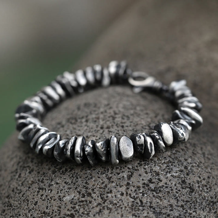 Bransoletka ochronna Buddha Stones 999 Sterling Silver Small Change Shape