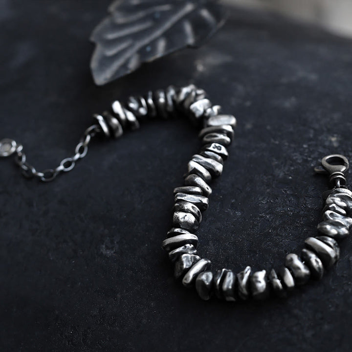 Bransoletka ochronna Buddha Stones 999 Sterling Silver Small Change Shape