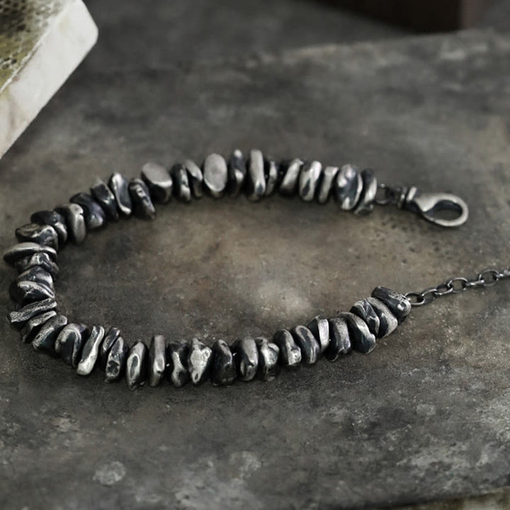 Bransoletka ochronna Buddha Stones 999 Sterling Silver Small Change Shape