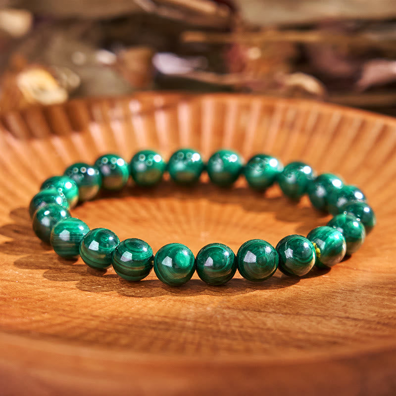 Bransoletka wspierająca spokój i równowagę z serii Buddha Stones Love Self Green