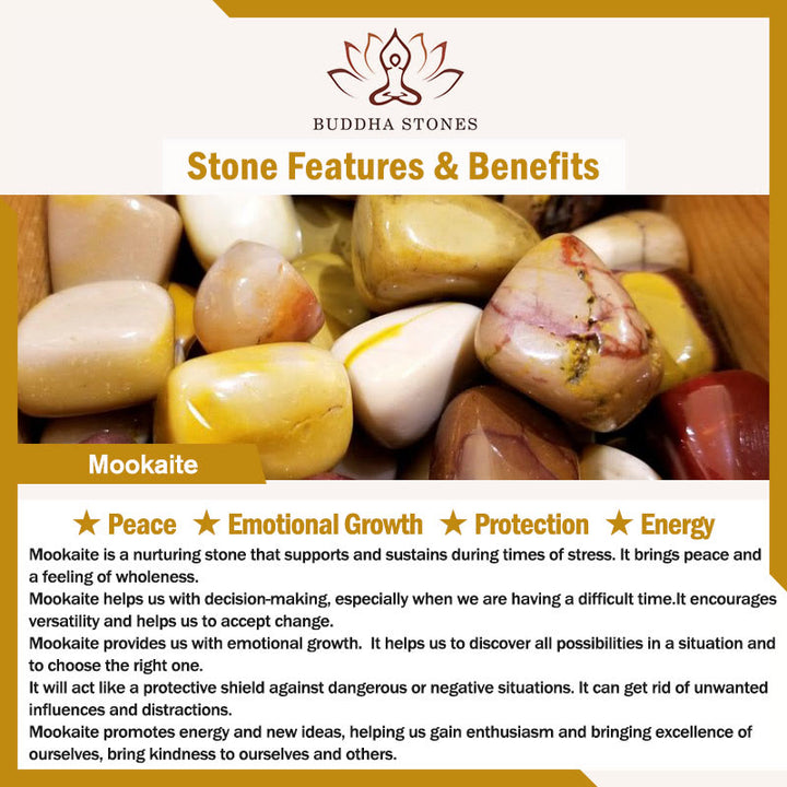Buddha Stones Inspirują Kreatywność Pomarańczowo-Czerwona Seria Pasja Odwaga Bransoletka