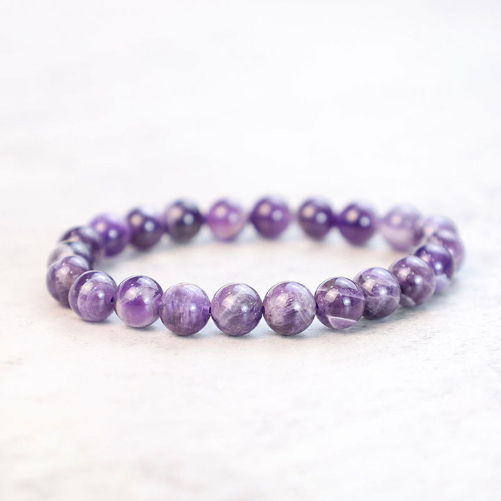 Bransoletka z Buddha Stones Keep Calm Purple Series Healing Love