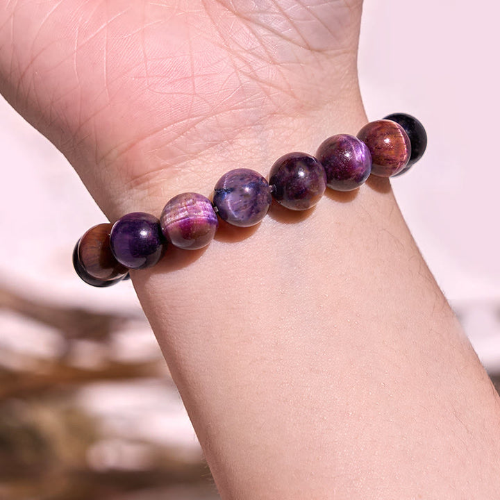 Bransoletka z Buddha Stones Keep Calm Purple Series Healing Love