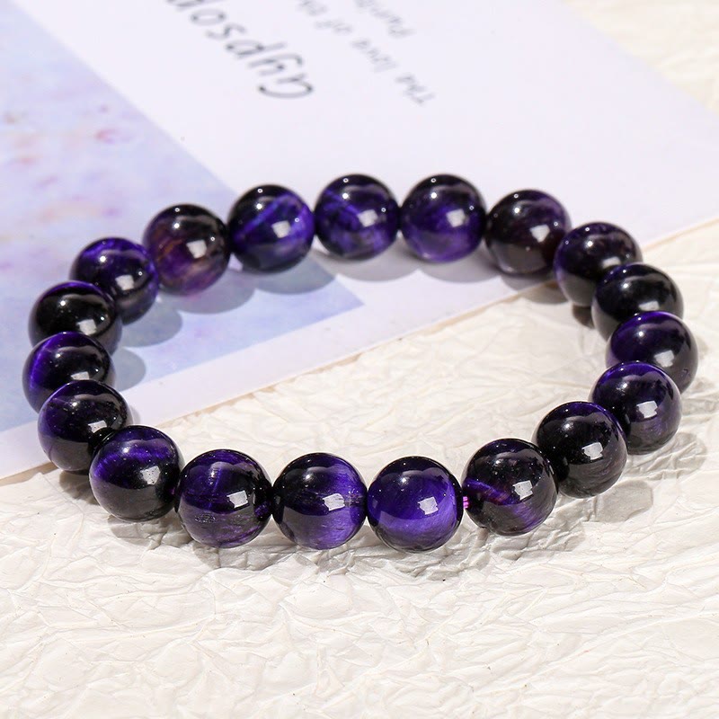 Bransoletka z Buddha Stones Keep Calm Purple Series Healing Love