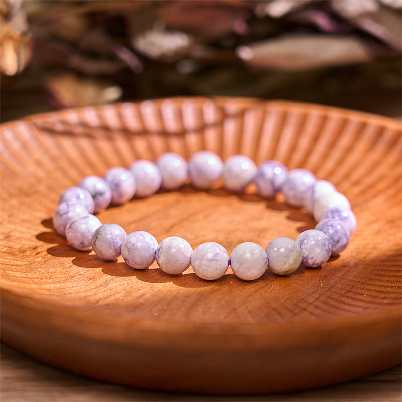 Bransoletka z Buddha Stones Keep Calm Purple Series Healing Love