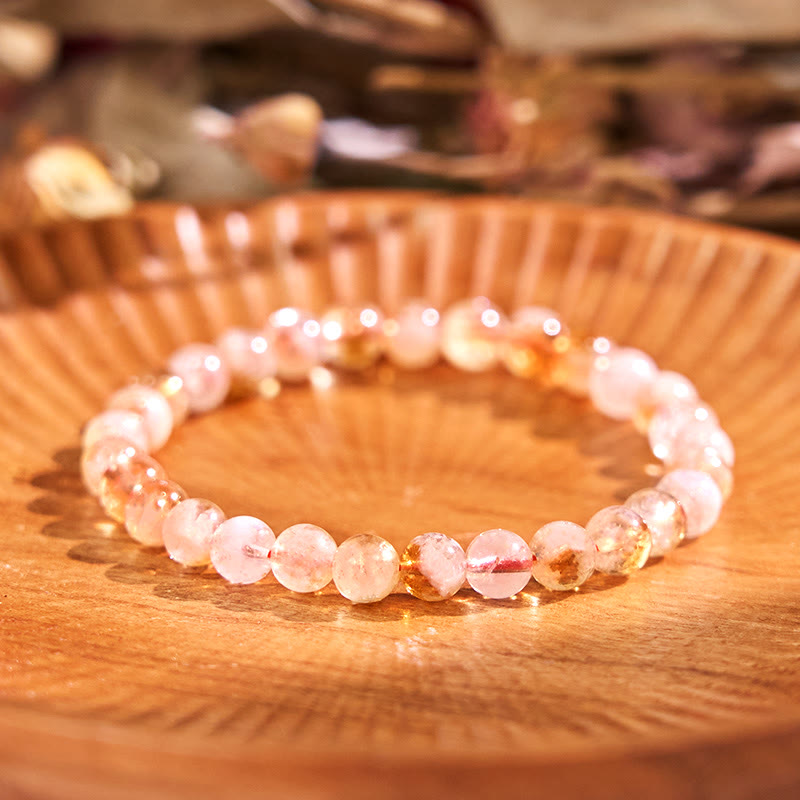 Buddha Stones Bransoletka z serii Boost Vitality Warm Color z pozytywną odwagą