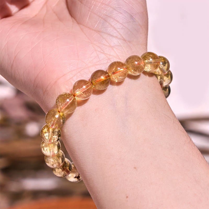 Buddha Stones Bransoletka z serii Boost Vitality Warm Color z pozytywną odwagą