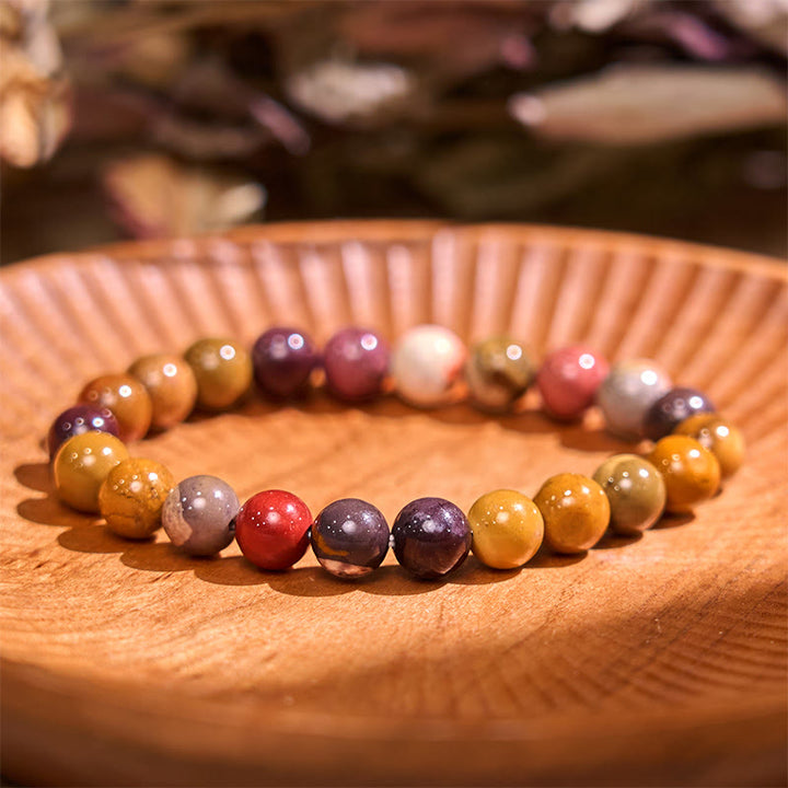 Buddha Stones Bransoletka z serii Boost Vitality Warm Color z pozytywną odwagą