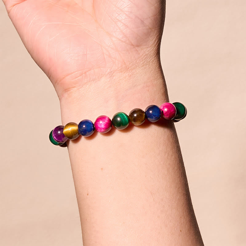 Buddha Stones Bransoletka z serii Boost Vitality Warm Color z pozytywną odwagą