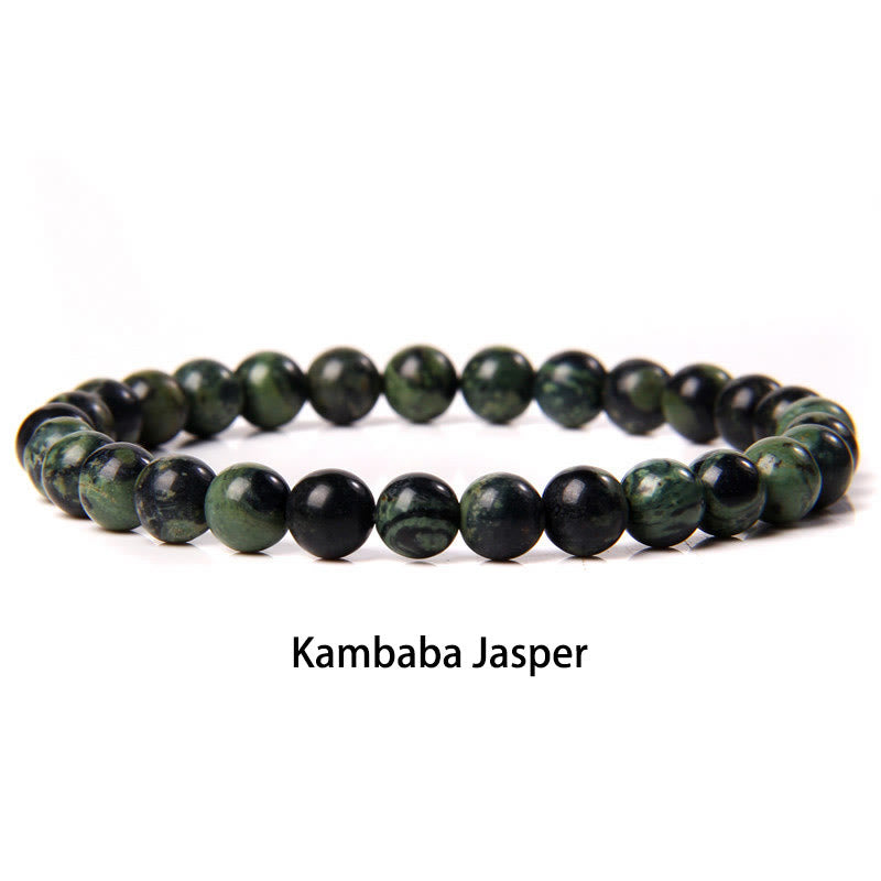 Buddha Stones 6mm Różnorodne Kamienne Kryształy Czarny Brokat Kamień Czerwone Koraliki Tygrysie Oko Bransoletka Ochronna