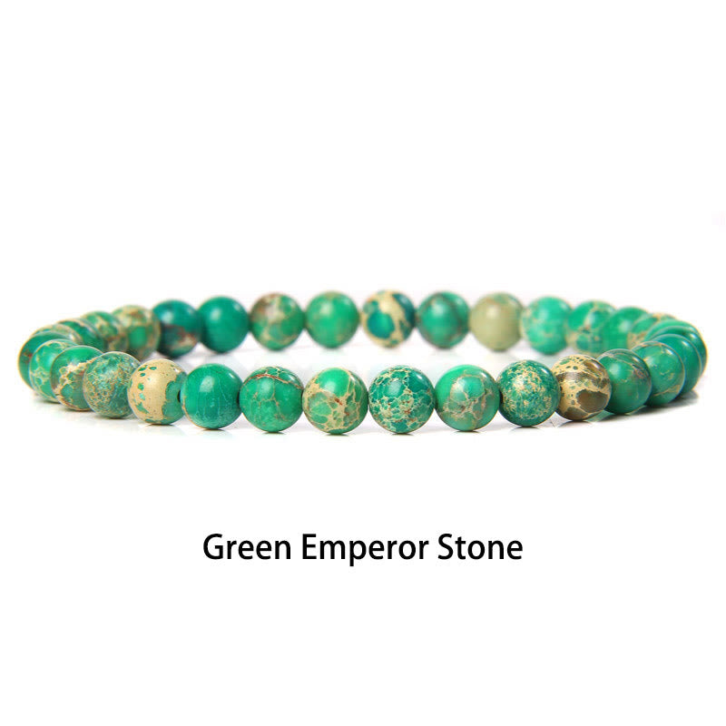 Buddha Stones 6mm Różnorodne Kamienne Kryształy Czarny Brokat Kamień Czerwone Koraliki Tygrysie Oko Bransoletka Ochronna