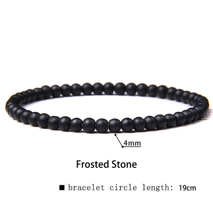 Buddha Stones 4mm Różnorodne Kamienne Kryształowe Mini Koraliki Bransoletka Uzdrawiająca