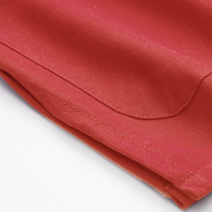 Buddha Stones 2 szt. Jesienny męski garnitur Tang z żabą i guzikami, bawełniana koszula z długim rękawem i spodniami - image 7