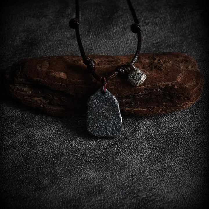 Buddha Stones 999 Srebro Sterlingowe 24k Złoto Pomyślne Chmury Ochrona Naszyjnik Wisiorek
