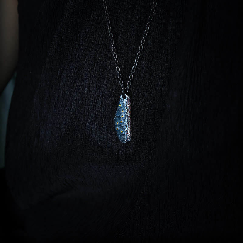 Buddha Stones 999 Srebro Sterlingowe Naszyjnik Wisiorek Wielki Wóz Równowaga - image 6