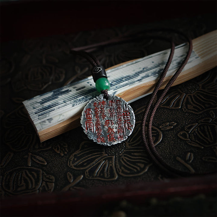 Buddha Stones 999 Srebro Sterlingowe 24k Złoto Bagua Tai Chi Yin Yang Design Duchy Górskie Wydaj Pieniądze Naszyjnik Wisiorek Harmonia - image 4