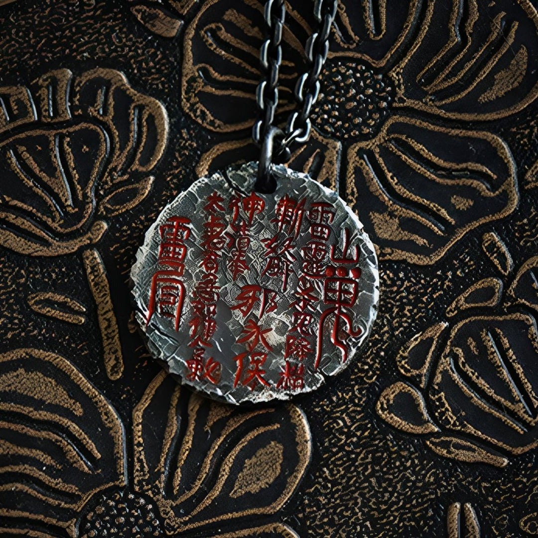 Buddha Stones 999 Srebro Sterlingowe 24k Złoto Bagua Tai Chi Yin Yang Design Duchy Górskie Wydaj Pieniądze Naszyjnik Wisiorek Harmonia - image 9