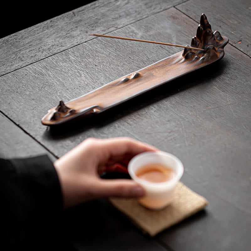 Buddha Stones Góry Łódź Projekt Duchowe Uzdrawianie Ceramiczne Pałeczki Kadzidełko Dekoracja - image 5