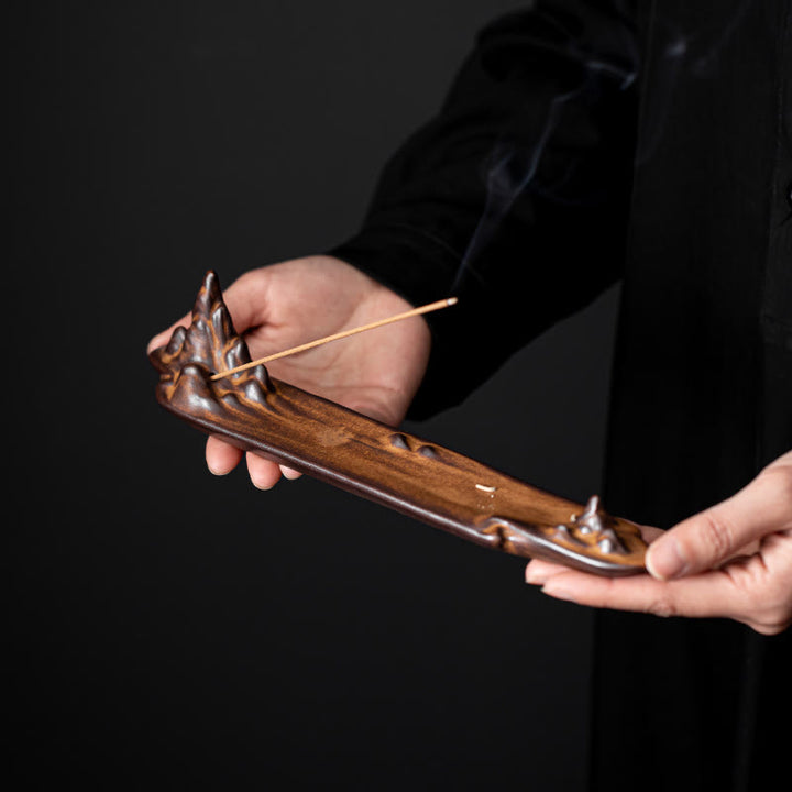 Buddha Stones Góry Łódź Projekt Duchowe Uzdrawianie Ceramiczne Pałeczki Kadzidełko Dekoracja - image 2