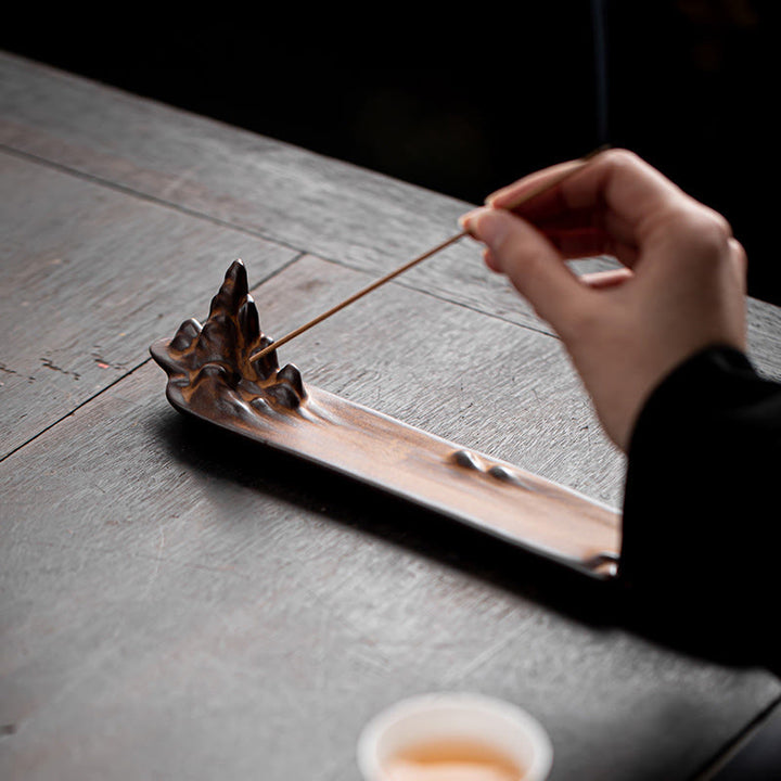 Buddha Stones Góry Łódź Projekt Duchowe Uzdrawianie Ceramiczne Pałeczki Kadzidełko Dekoracja - image 4