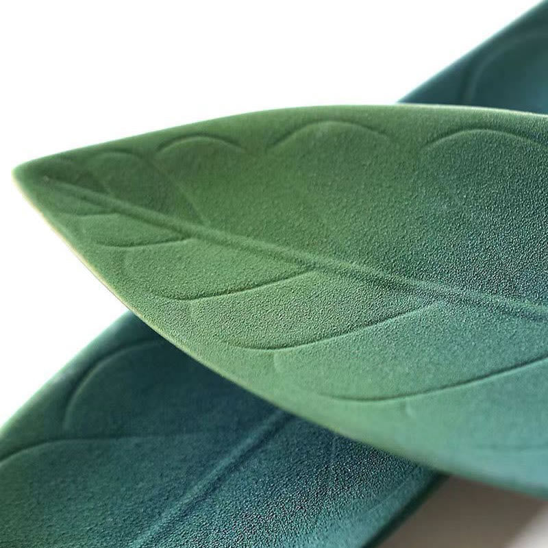 Buddha Stones Liść Wierzby Uzdrawiająca Ceramiczna Kadzielnica Dekoracja - image 6