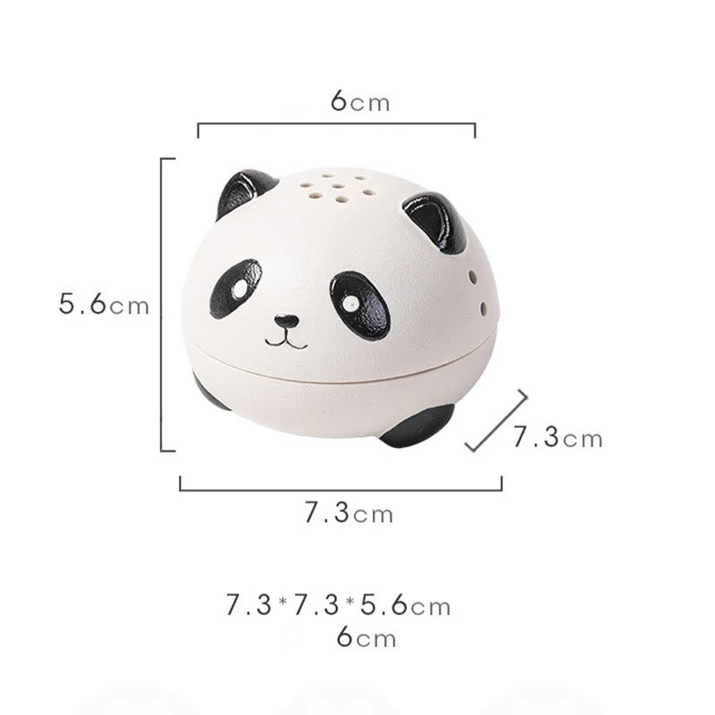 Buddha Stones Słodka Panda Uzdrawiająca Ceramiczna Kadzielnica Dekoracja Biurka