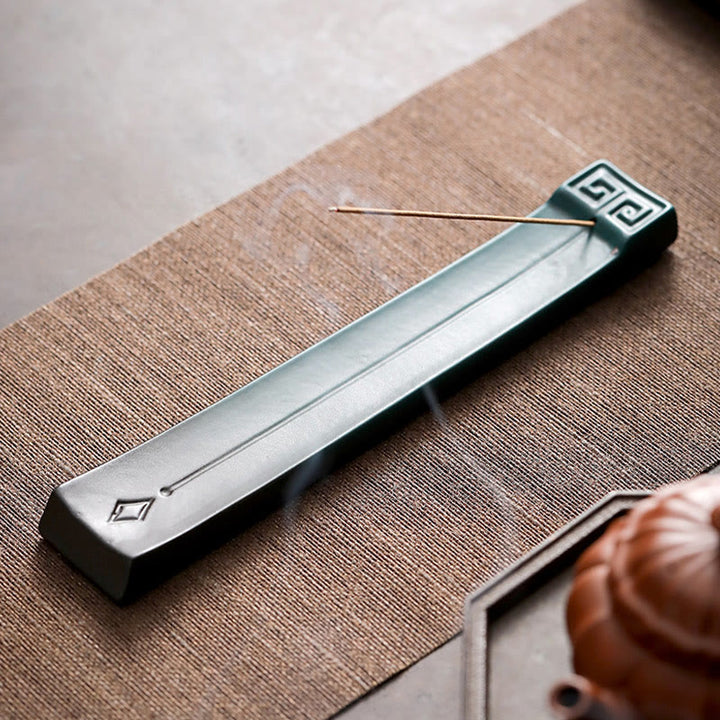 Buddha Stones Księżyc Królik PiXiu Góra Uzdrawiająca Ceramiczna Kadzielnica Dekoracja - image 15