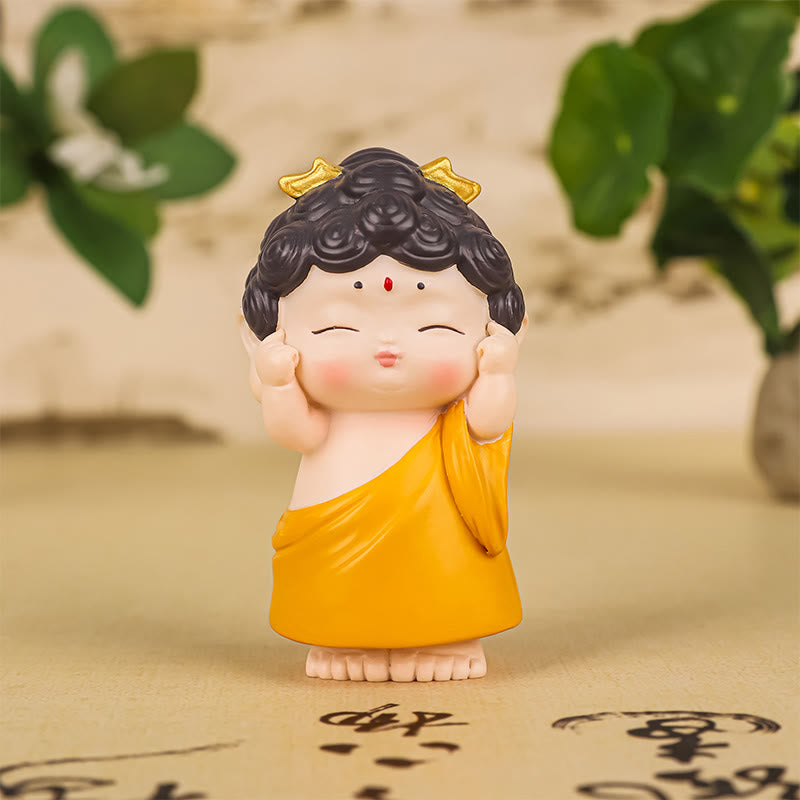 Buddha Stones Medytacja Lotos Amitabha Budda Żywica Statua Współczucie Dekoracja Domu