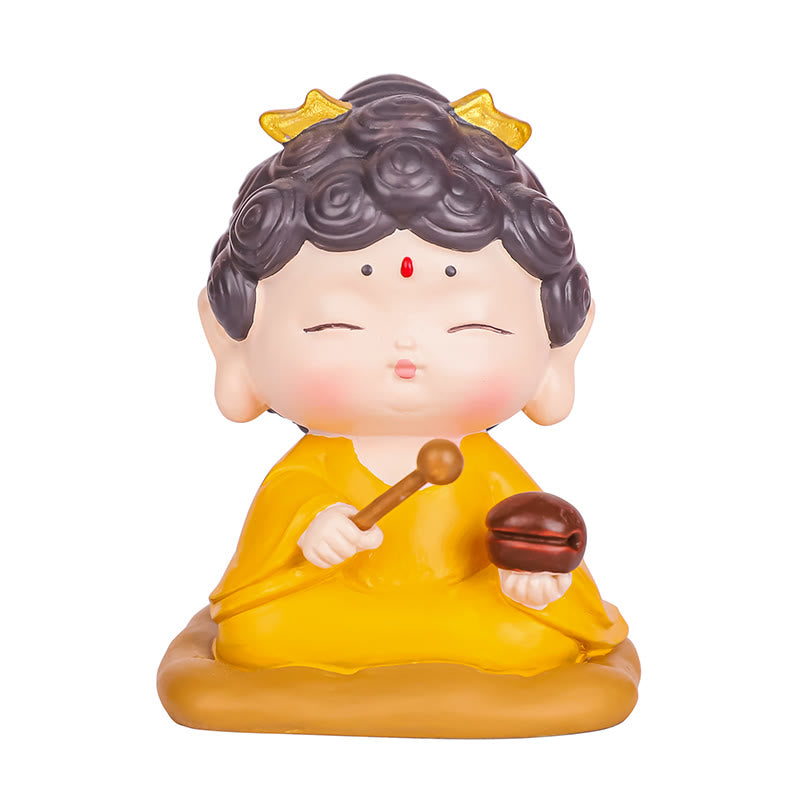 Buddha Stones Medytacja Lotos Amitabha Budda Żywica Statua Współczucie Dekoracja Domu