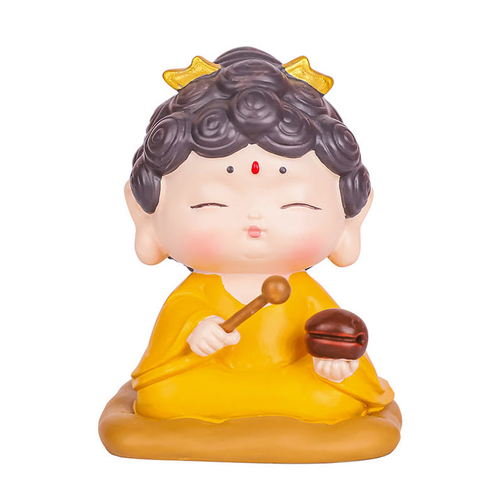 Buddha Stones Medytacja Lotos Amitabha Budda Żywica Statua Współczucie Dekoracja Domu
