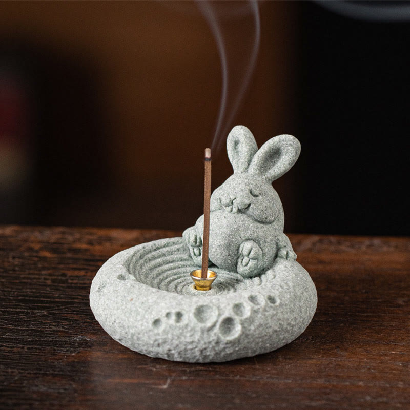 Buddha Stones Chiński Zodiak Uzdrawiający Kadzidło Palnik Dekoracja Biurka