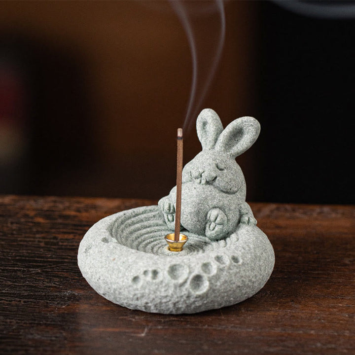Buddha Stones Chiński Zodiak Uzdrawiający Kadzidło Palnik Dekoracja Biurka