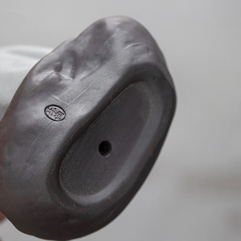 Buddha Stones Mały Kapelusz Mnicha Zen Sitko Ceramiczne Akcesoria Do Herbaty Figurka Dekoracja Domu - image 21