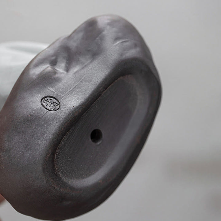 Buddha Stones Mały Kapelusz Mnicha Zen Sitko Ceramiczne Akcesoria Do Herbaty Figurka Dekoracja Domu - image 21