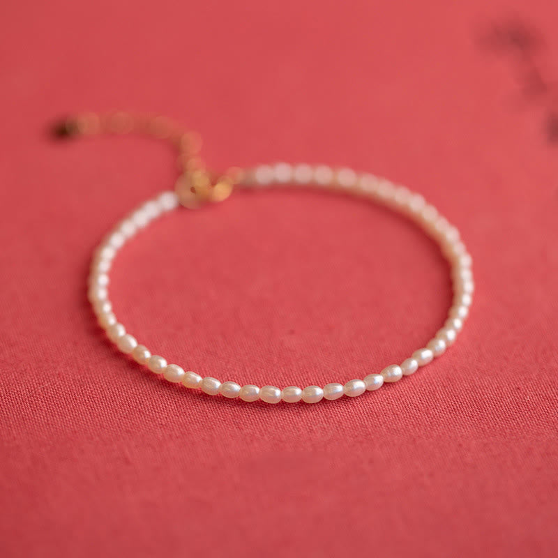 Buddha Stones 2 mm Naturalne Perły Ultracienkie Koraliki 14k Złota Miedź Bransoletka Mądrości