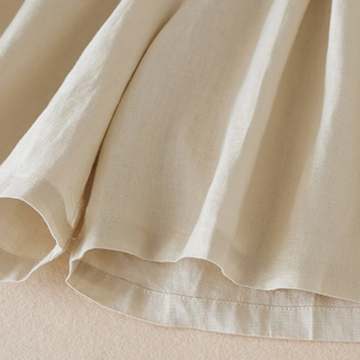 Szorty damskie Buddha Stones Casual Solid Plain Color Cotton Linen z kieszeniami