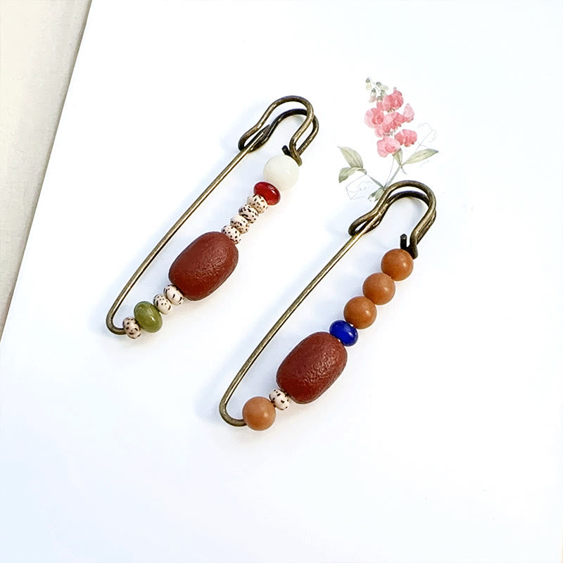 Broszka Buddha Stones Bodhi Seed Agat Calm Harmony