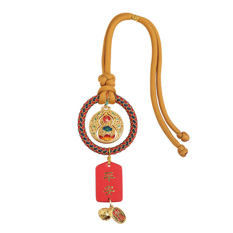 Buddha Stones Gourd Fu Charakter Bezpieczny I Dobrze Fortune Samochód Wiszący Dekoracja