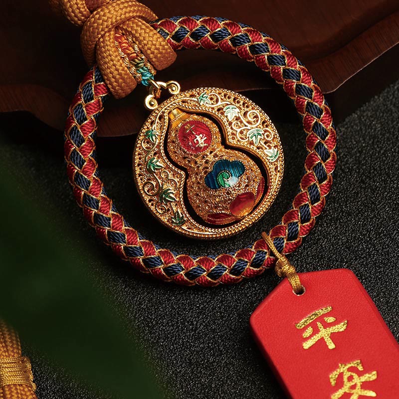 Buddha Stones Gourd Fu Charakter Bezpieczny I Dobrze Fortune Samochód Wiszący Dekoracja