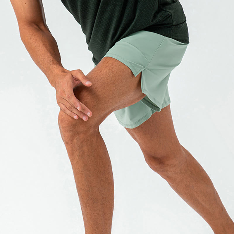 Szorty sportowe męskie z nylonu szybkoschnącego Buddha Stones z kieszeniami - image 14