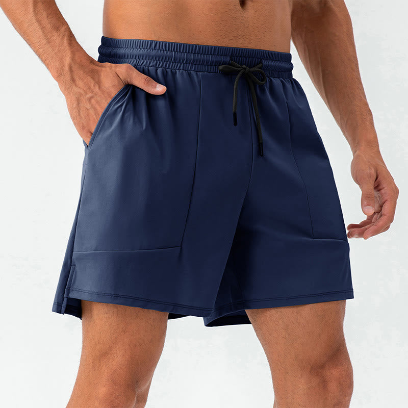 Szorty sportowe męskie Buddha Stones Quick Dry z kieszeniami