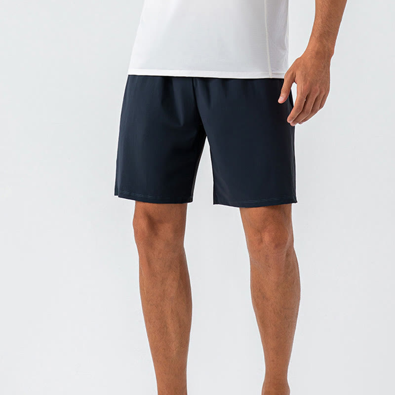 Buddha Stones Męskie Luźne Oddychające Nylonowe Szybkoschnące Sportowe Szorty Z Kieszeniami - image 3