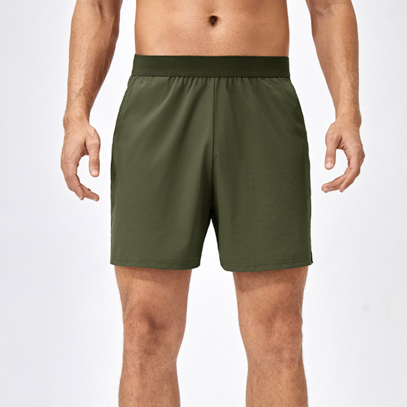 Szorty sportowe męskie Buddha Stones z kieszeniami, luźne, nylonowe, szybkoschnące, z nadrukiem - image 17
