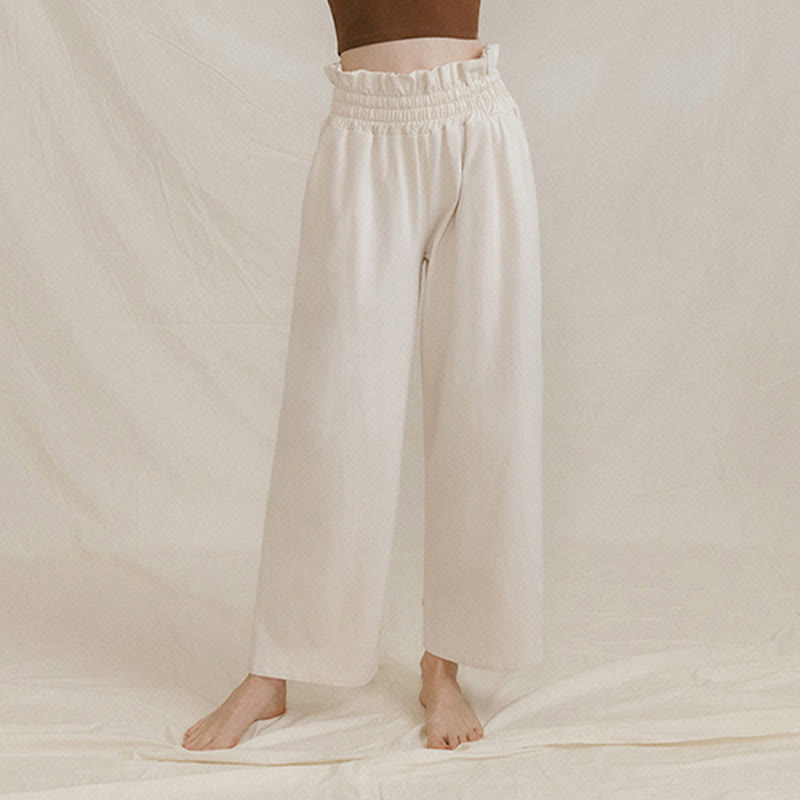 Buddha Stones Luźne Damskie Spodnie Spandex Z Kieszeniami Z Klamrą - image 17