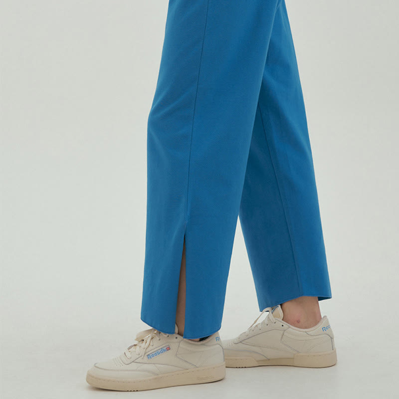 Spodnie damskie Leica z kieszeniami i luźnymi nogawkami Buddha Stones z prostymi nogawkami i wysokim stanem - image 49