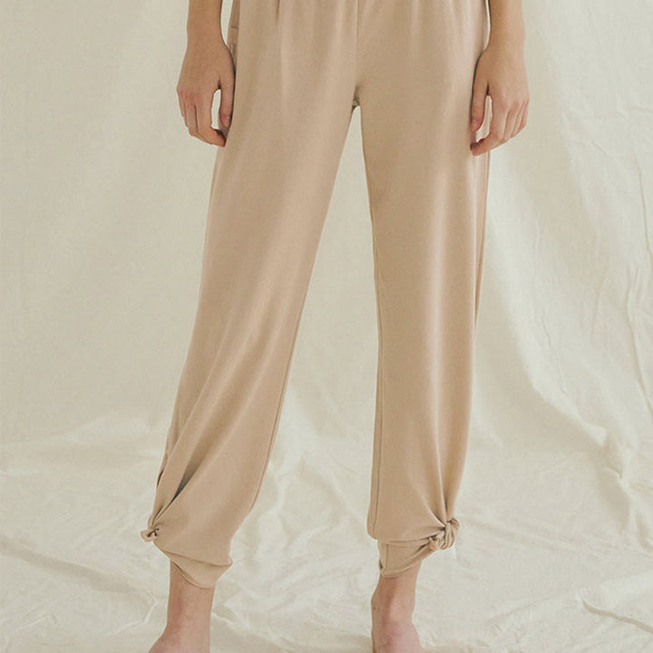 Spodnie damskie Leica z kieszeniami i luźnymi nogawkami Buddha Stones z prostymi nogawkami i wysokim stanem - image 22